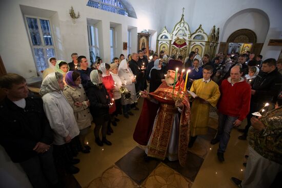 Easter celebrated in Russia