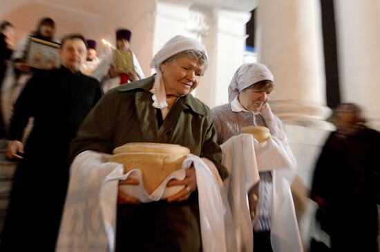 Easter celebrated in Russia