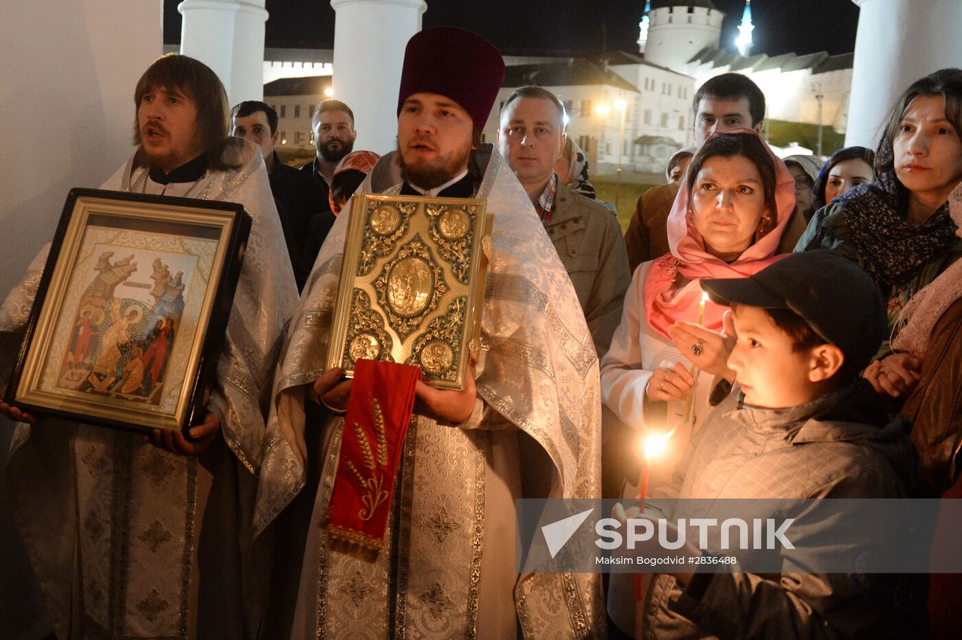 Easter celebrated in Russia