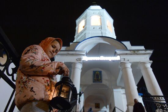 Easter celebrated in Russia