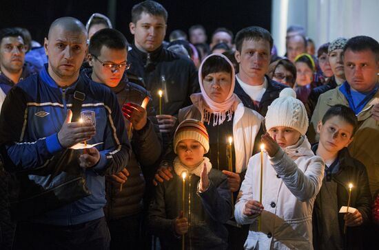 Easter celebrated in Russia