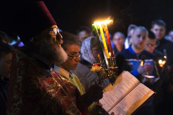 Easter celebrated in Russia