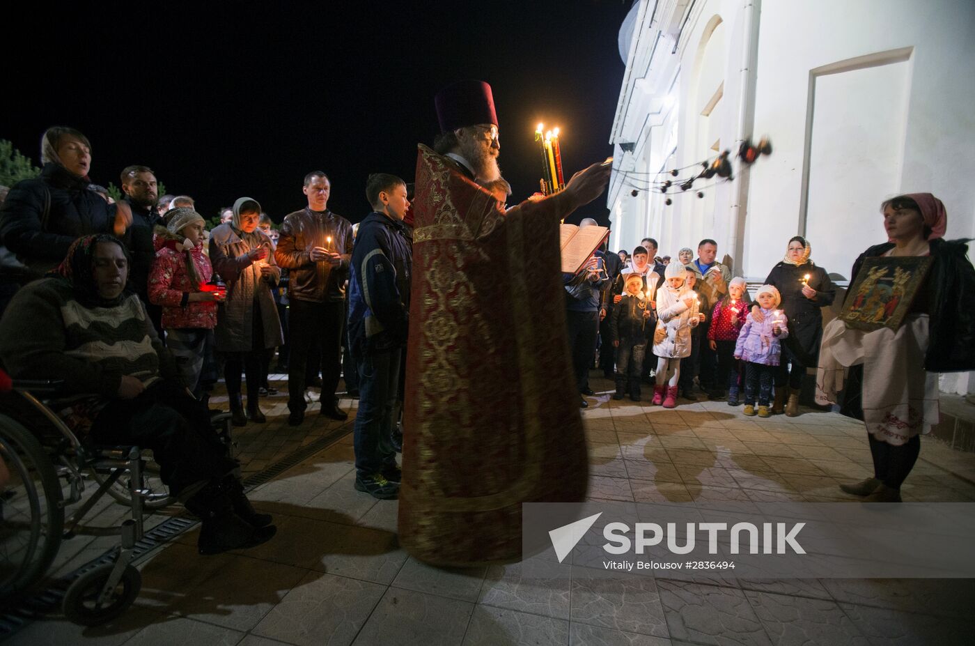 Easter celebrated in Russia