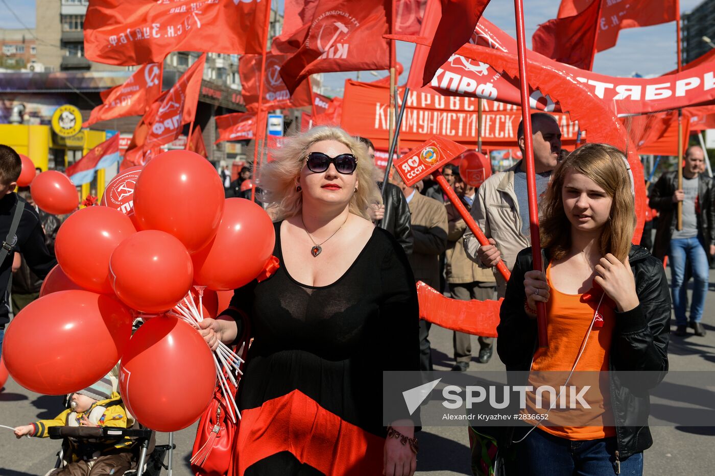 May 1 celebrated in Russia