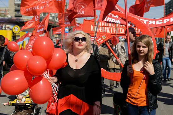 May 1 celebrated in Russia