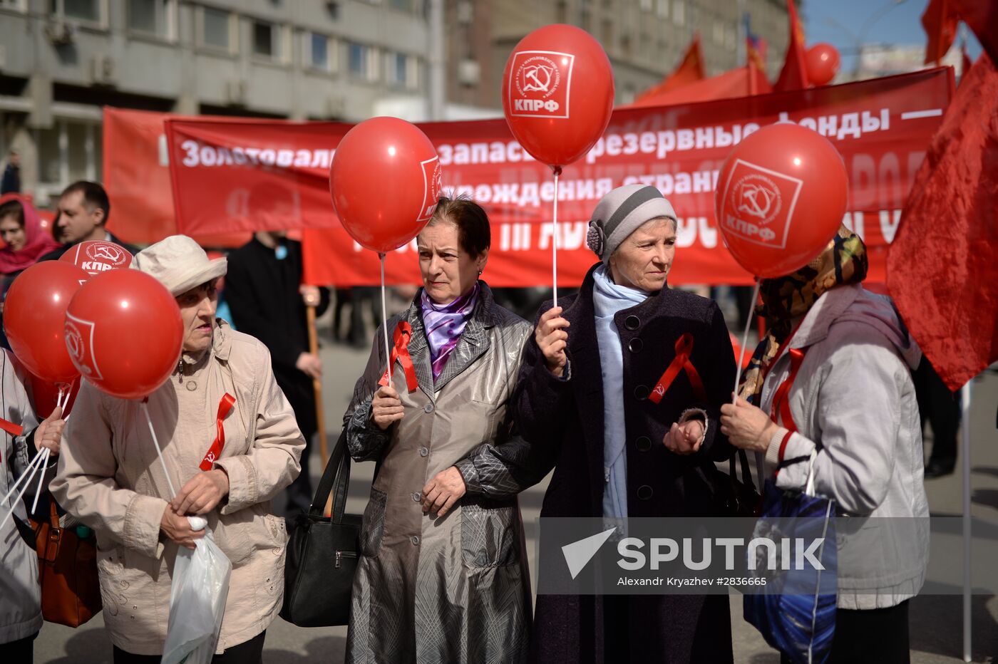 May 1 celebrated in Russia