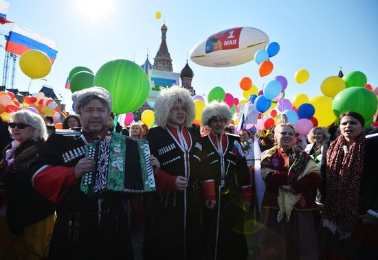 May 1 demonstration on Red Square