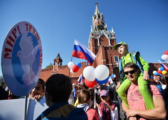 May 1 demonstration on Red Square