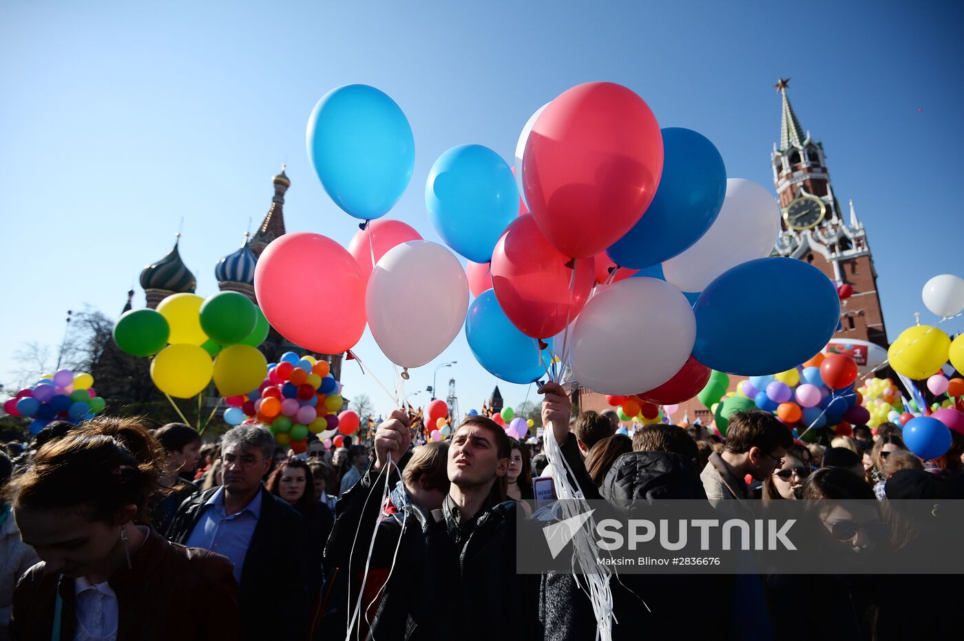 May 1 demonstration on Red Square