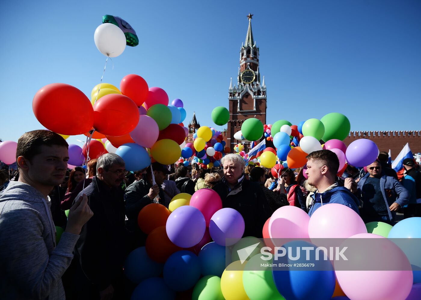 May 1 demonstration on Red Square