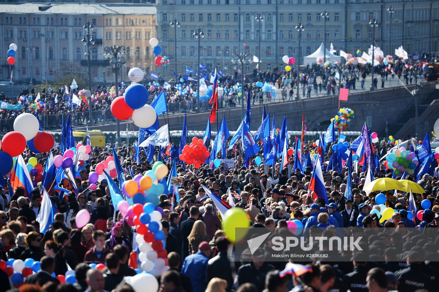 May 1 demonstration on Red Square