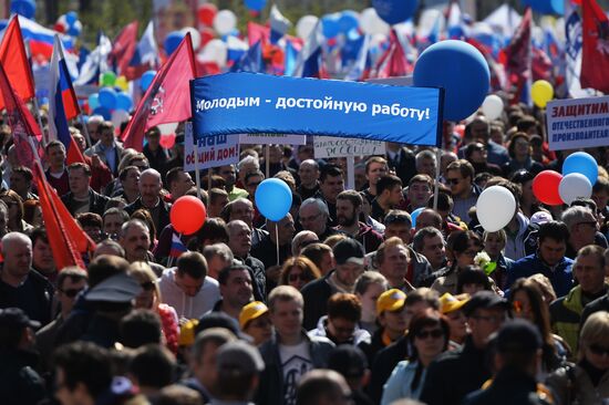 May 1 demonstration on Red Square