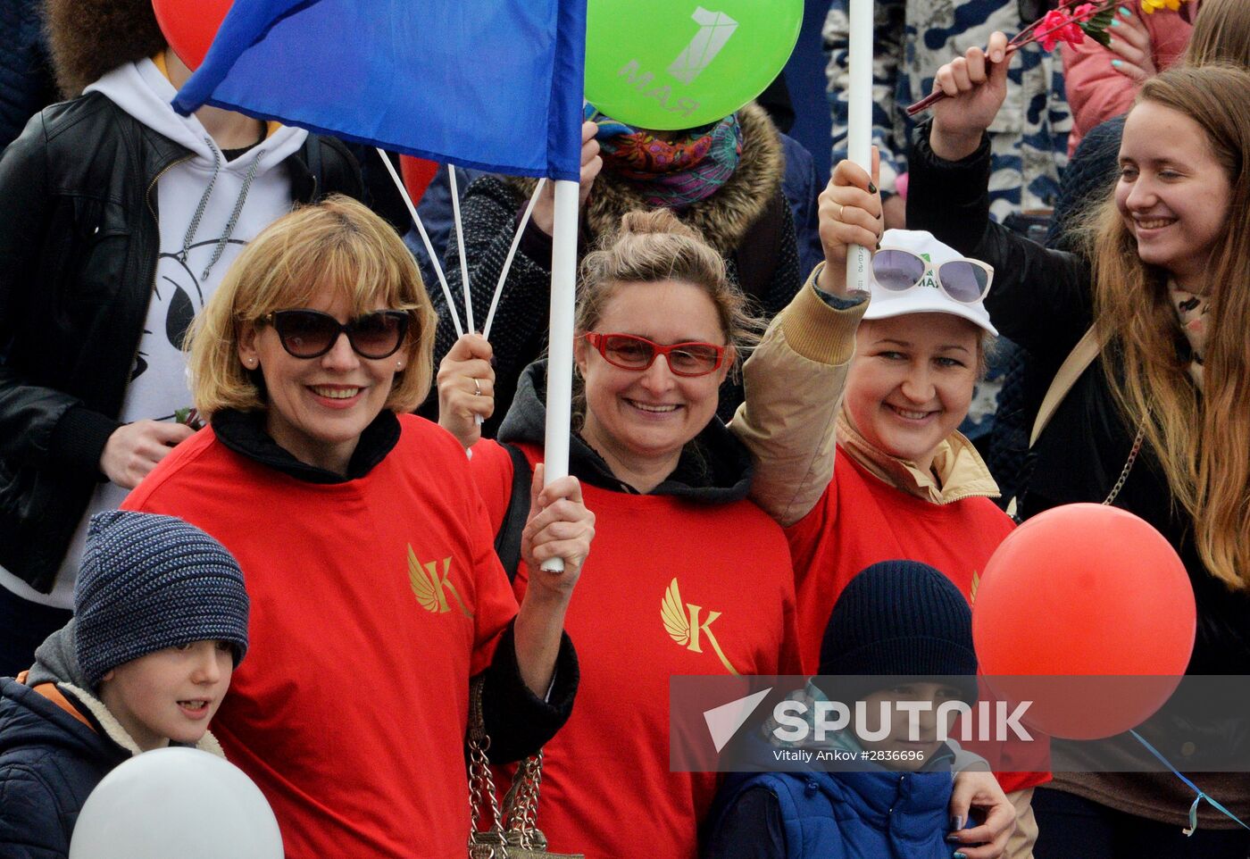 May 1 celebrated in Russia