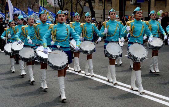 May 1 celebrated in Russia