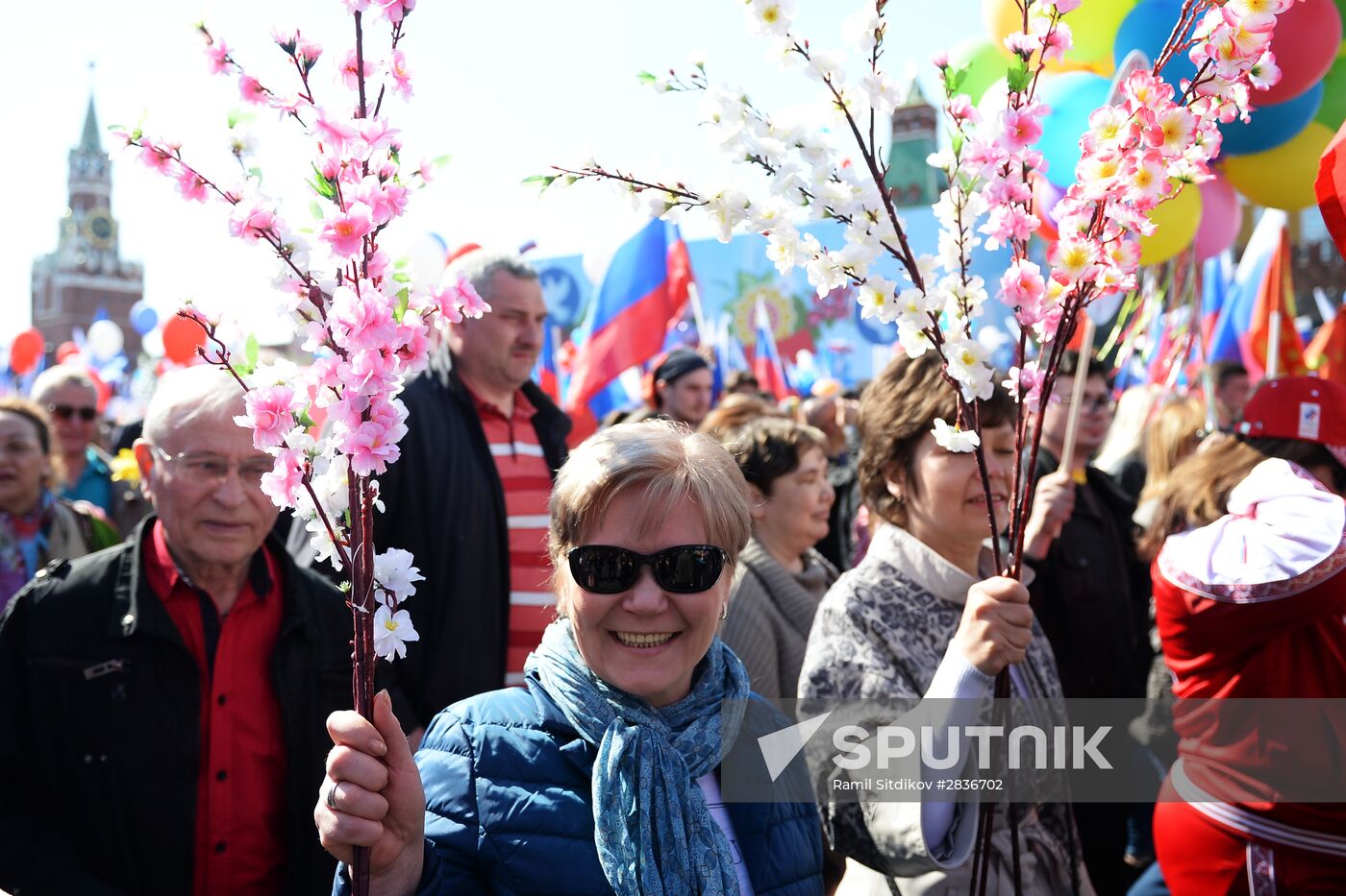 May 1 demonstration on Red Square