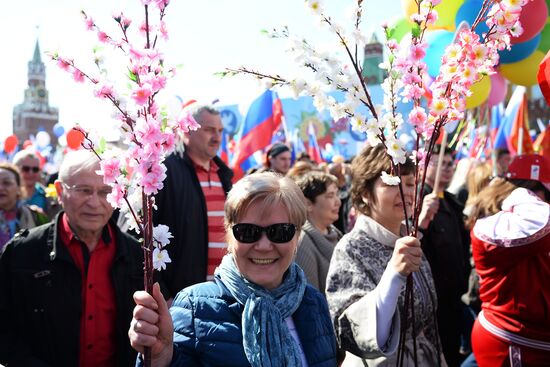 May 1 demonstration on Red Square