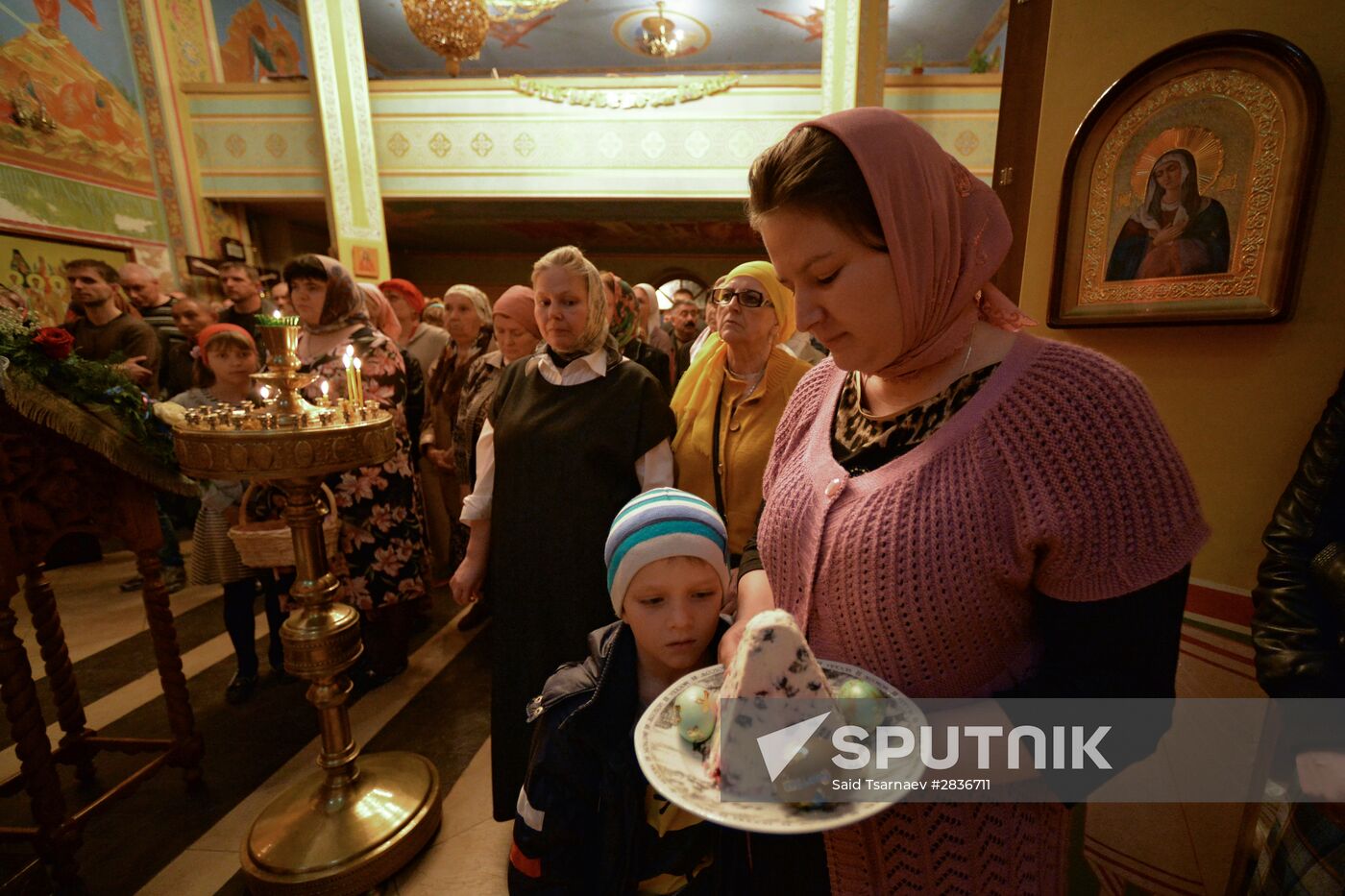 Easter celebrated in Russia