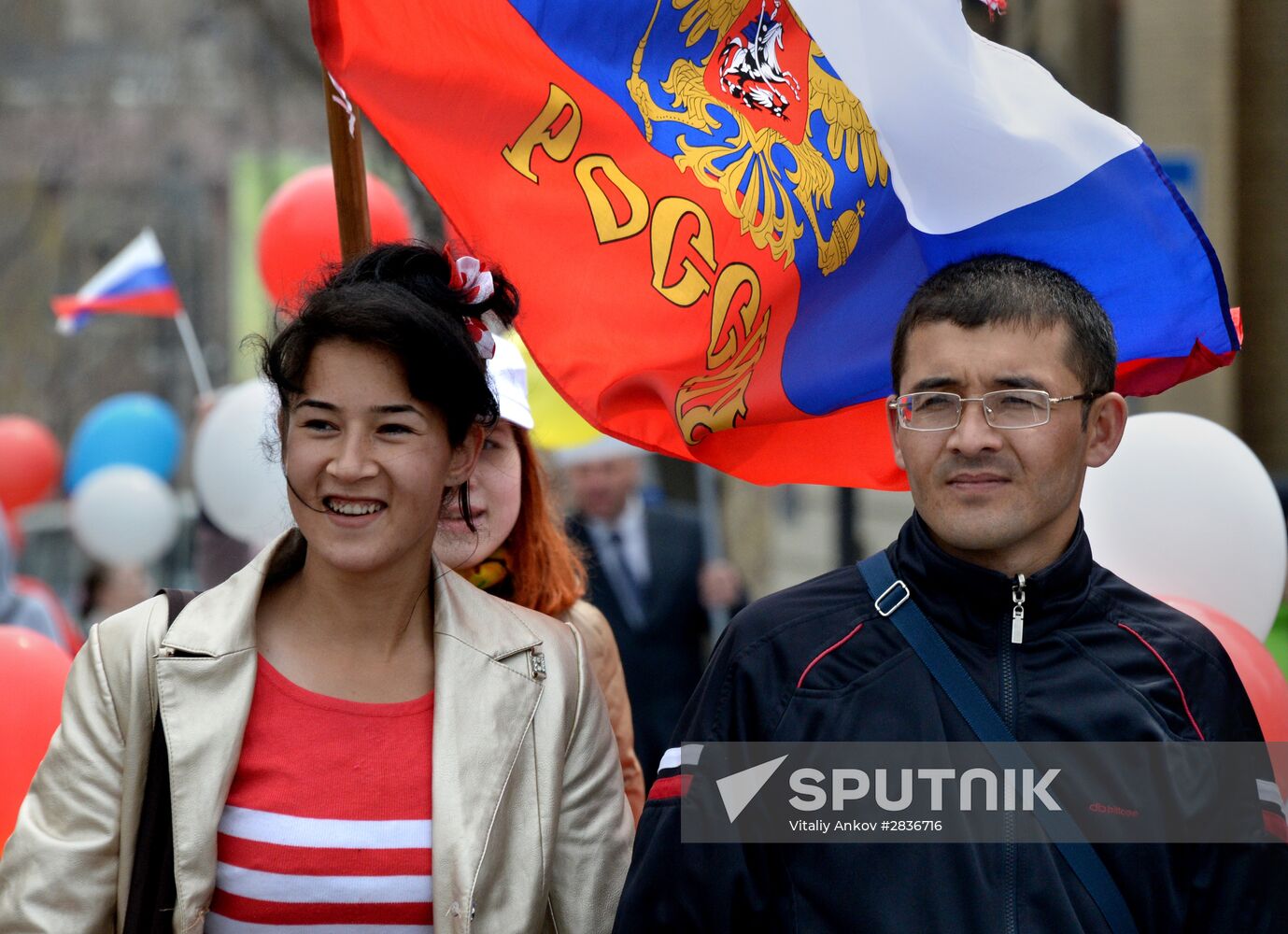 May 1 celebrated in Russia