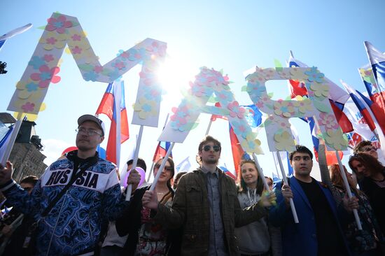 May 1 demonstration on Red Square