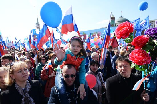 May 1 demonstration on Red Square