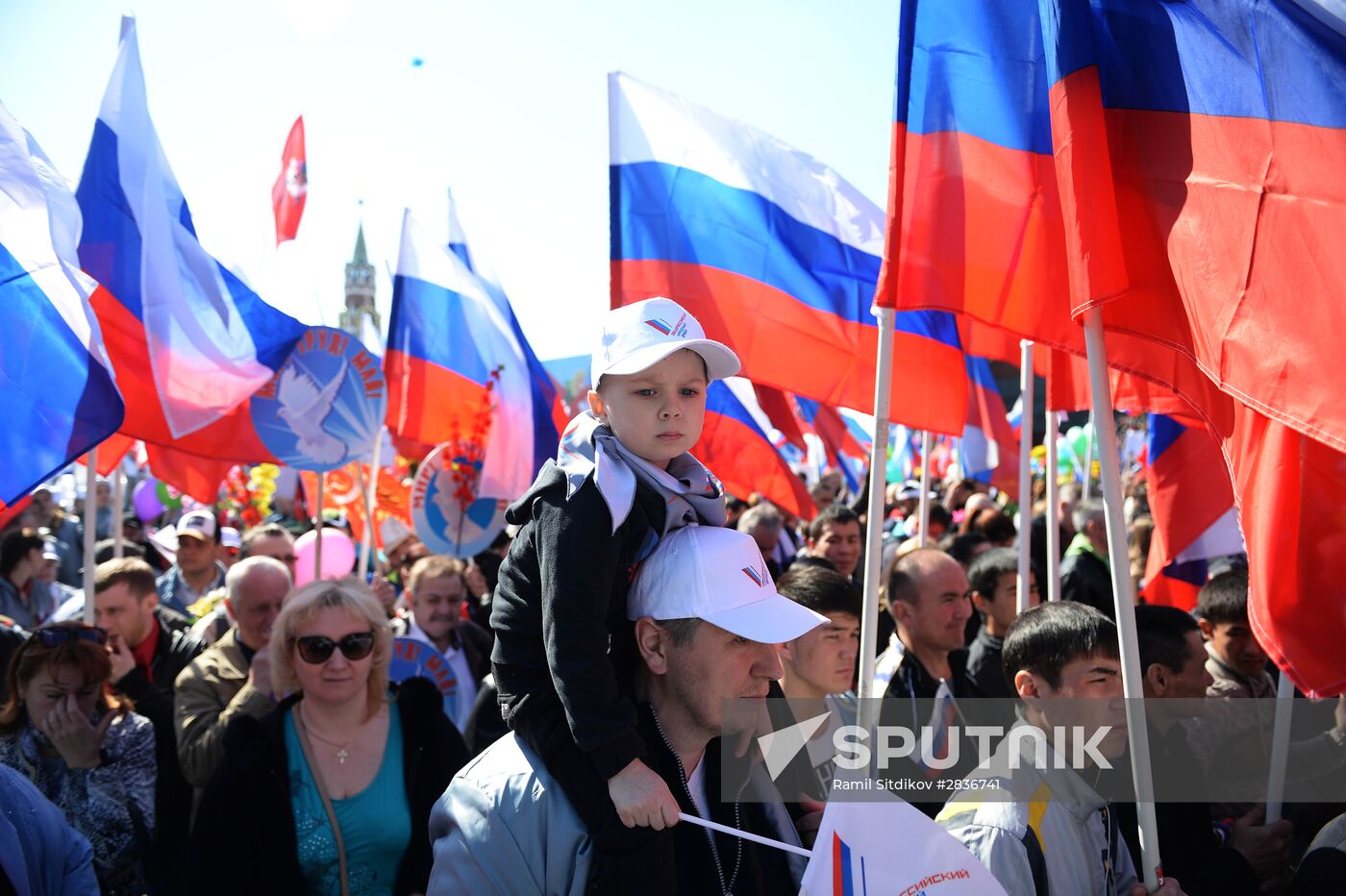 May 1 demonstration on Red Square