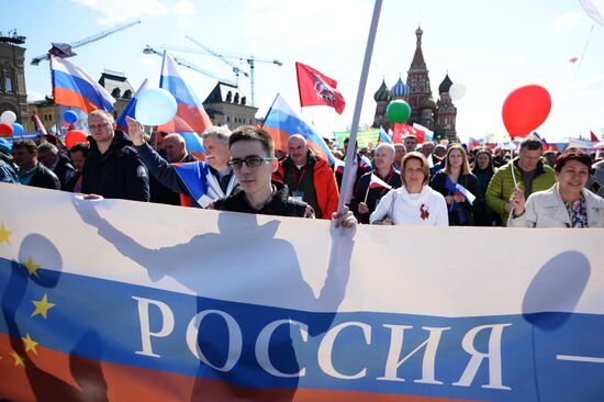 May 1 demonstration on Red Square