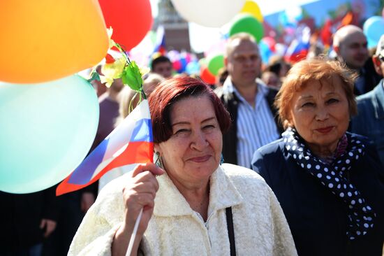 May 1 demonstration on Red Square