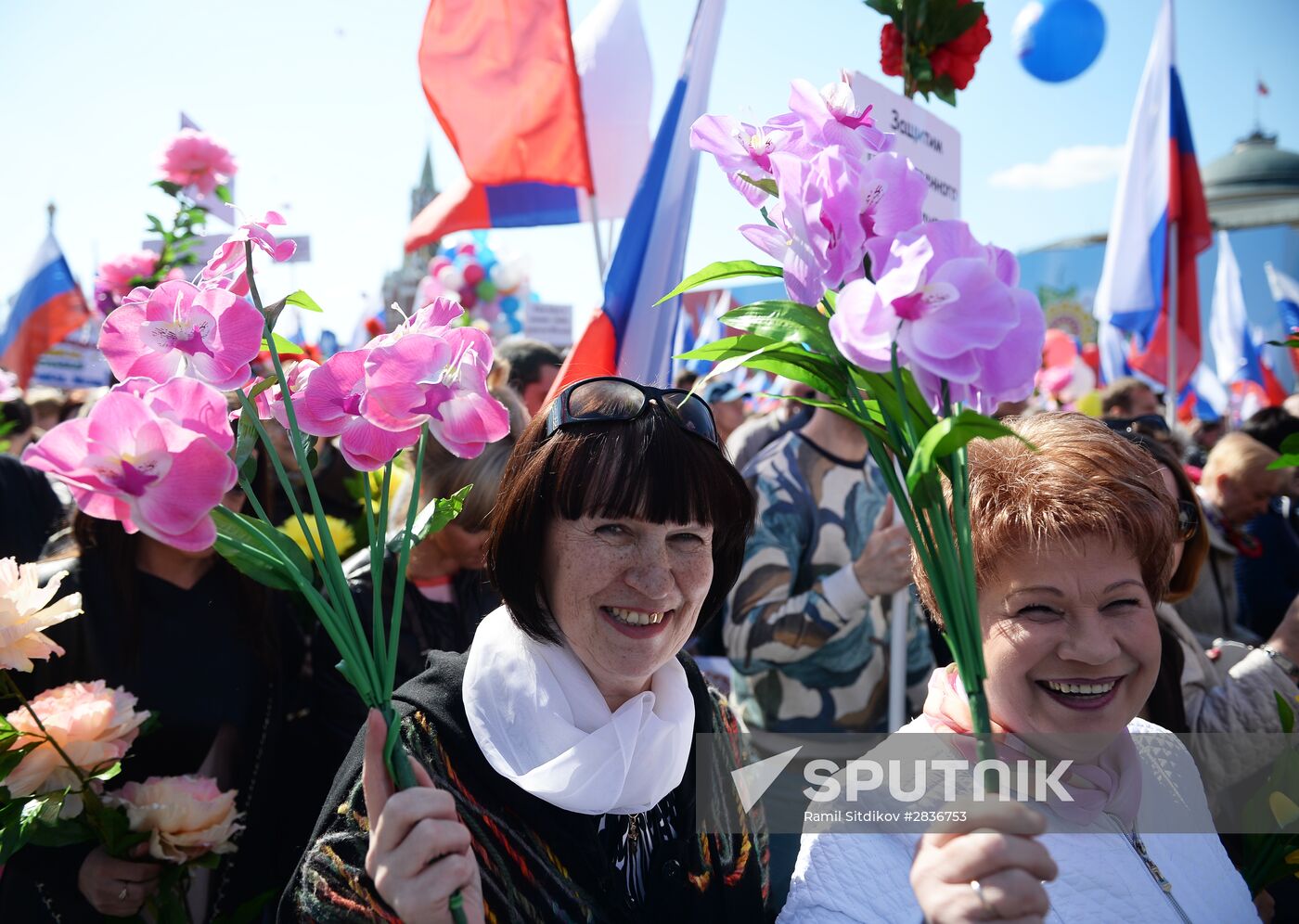 May 1 demonstration on Red Square