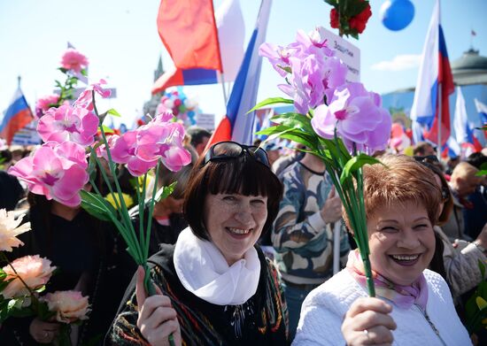 May 1 demonstration on Red Square