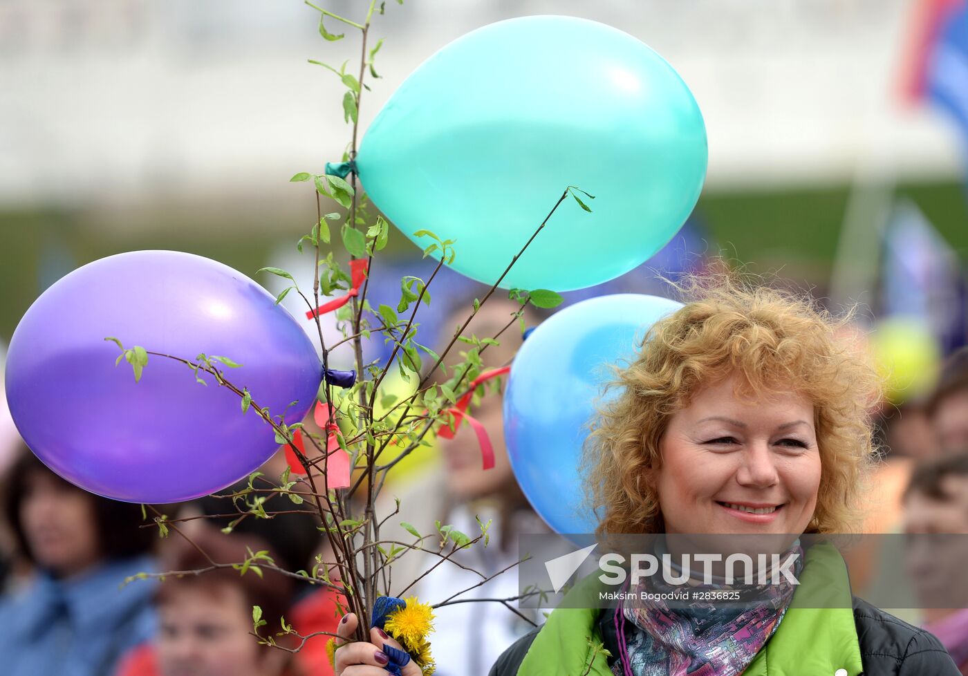 May 1 celebrated in Russia