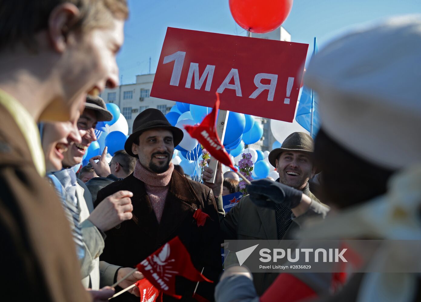 May 1 celebrated in Russia