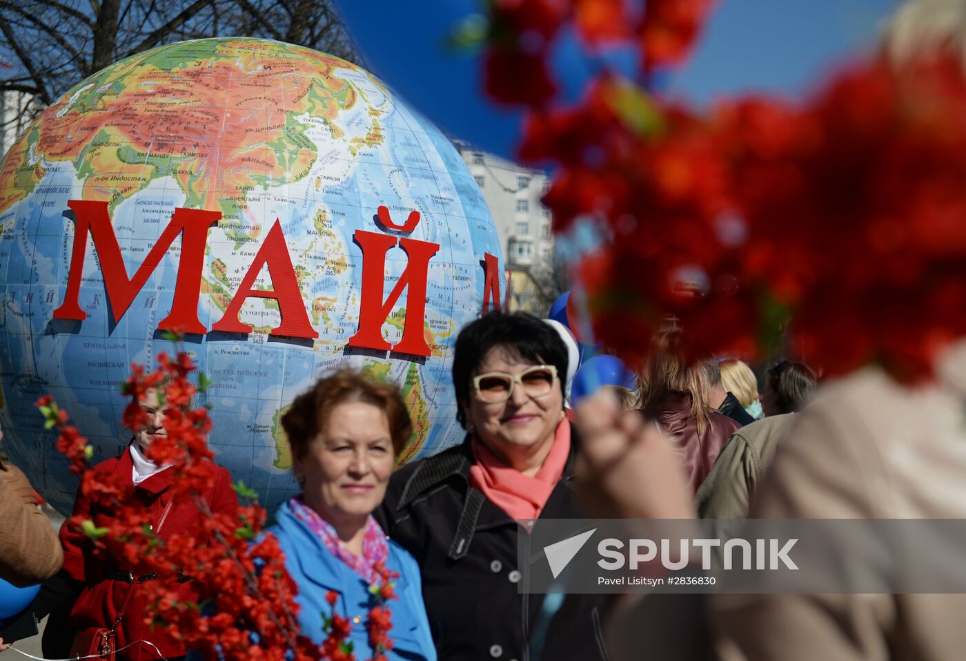 May 1 celebrated in Russia