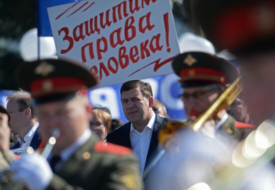 May 1 celebrated in Russia