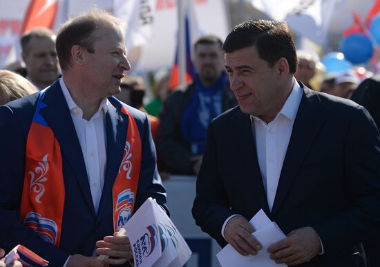 May 1 celebrated in Russia