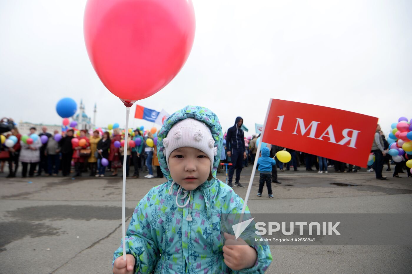 May 1 celebrated in Russia