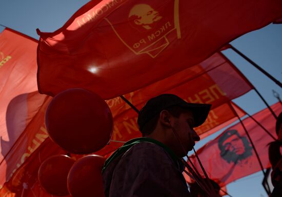 May 1 celebrated in Russia