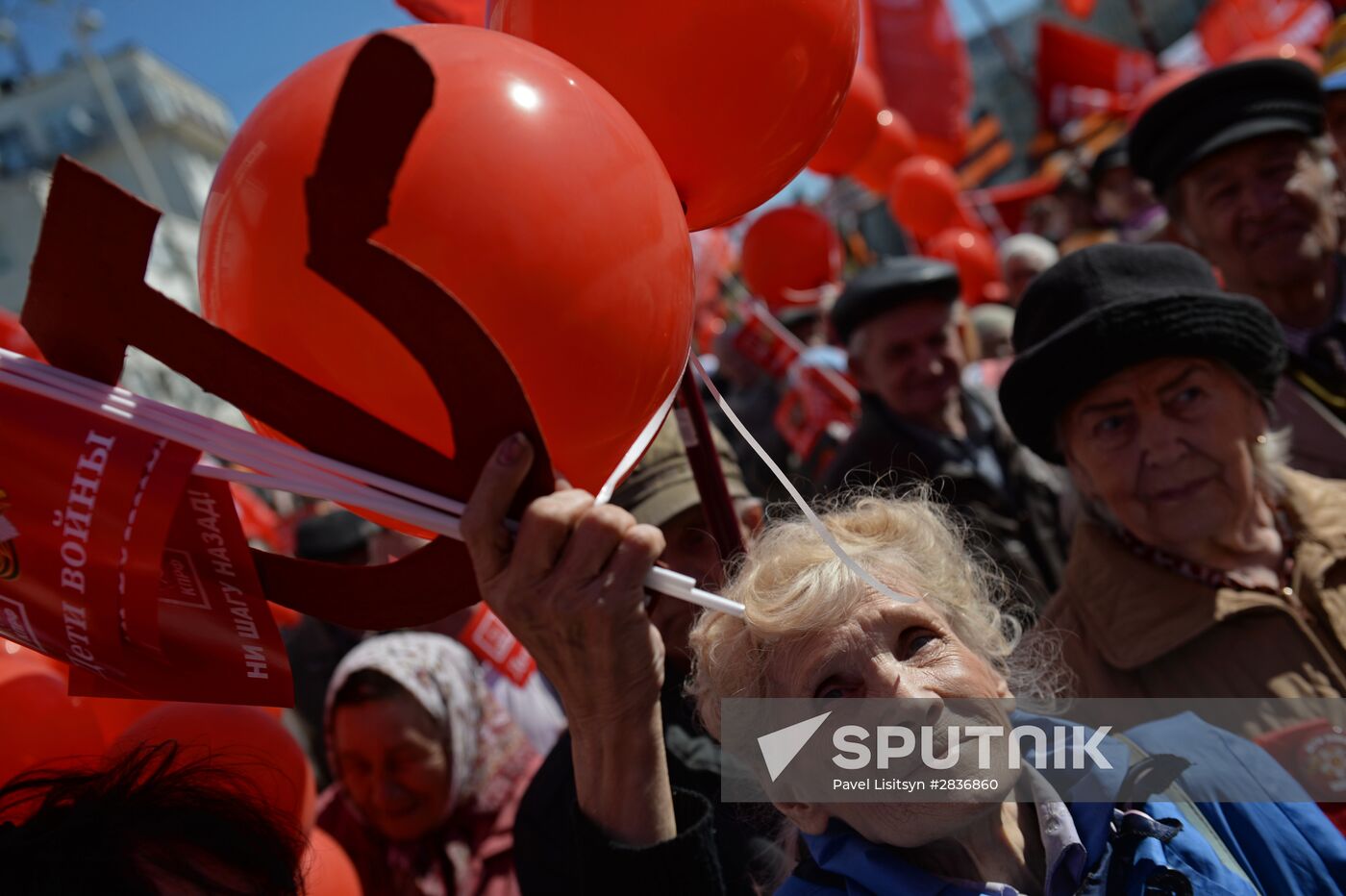 May 1 celebrated in Russia