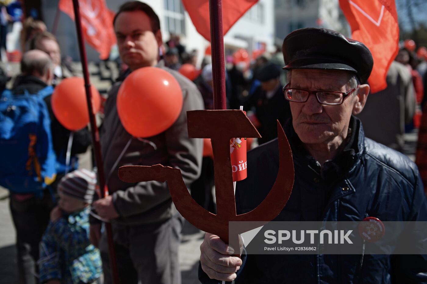 May 1 celebrated in Russia