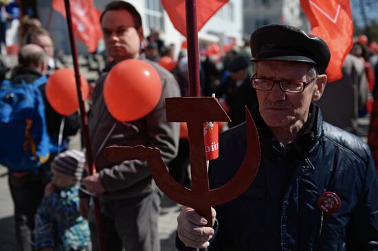 May 1 celebrated in Russia