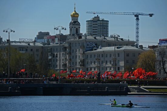 May 1 celebrated in Russia