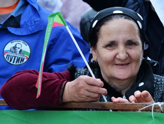 Rally devoted to Day of Spring and Labor in Grozny