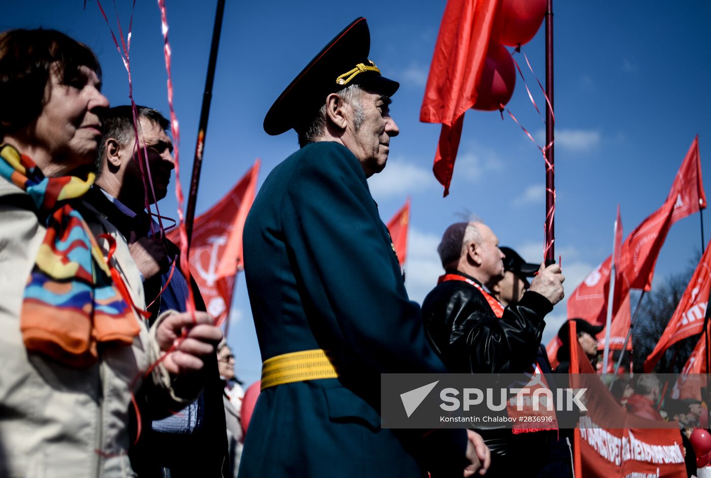 May 1 celebrated in Russia