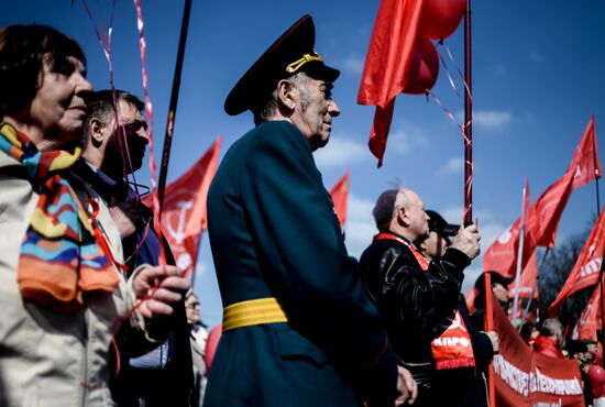 May 1 celebrated in Russia