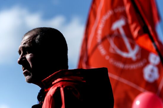 May 1 celebrated in Russia