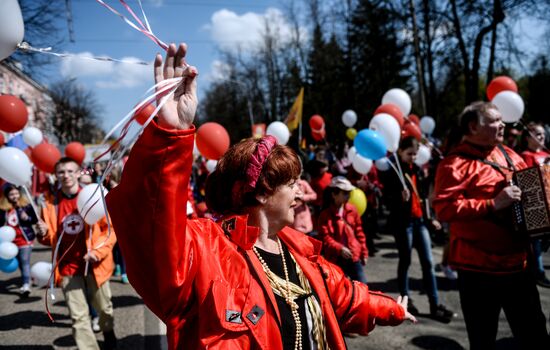 May 1 celebrated in Russia