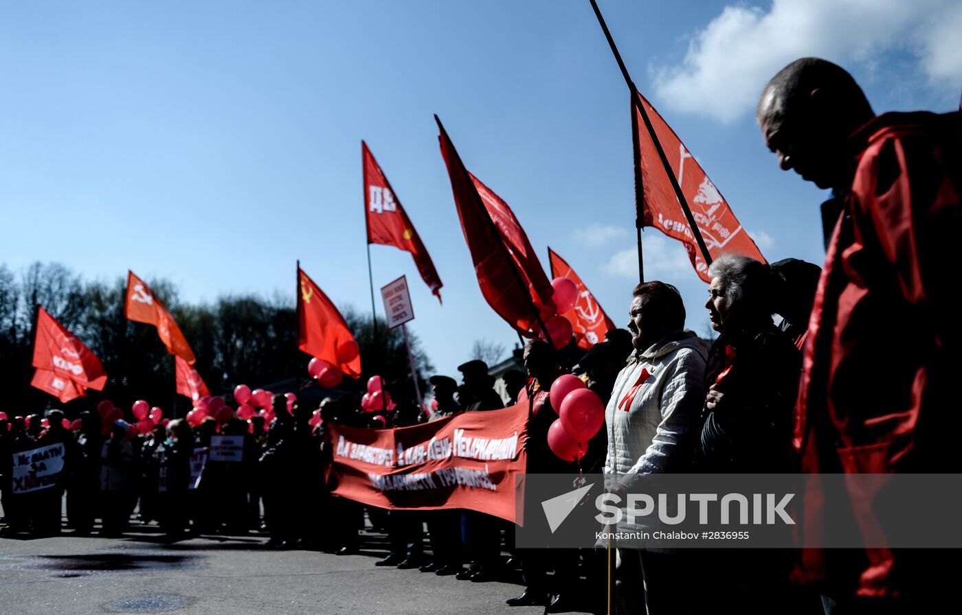 May 1 celebrated in Russia