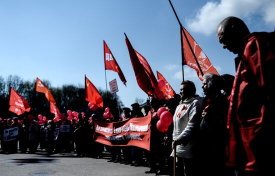 May 1 celebrated in Russia