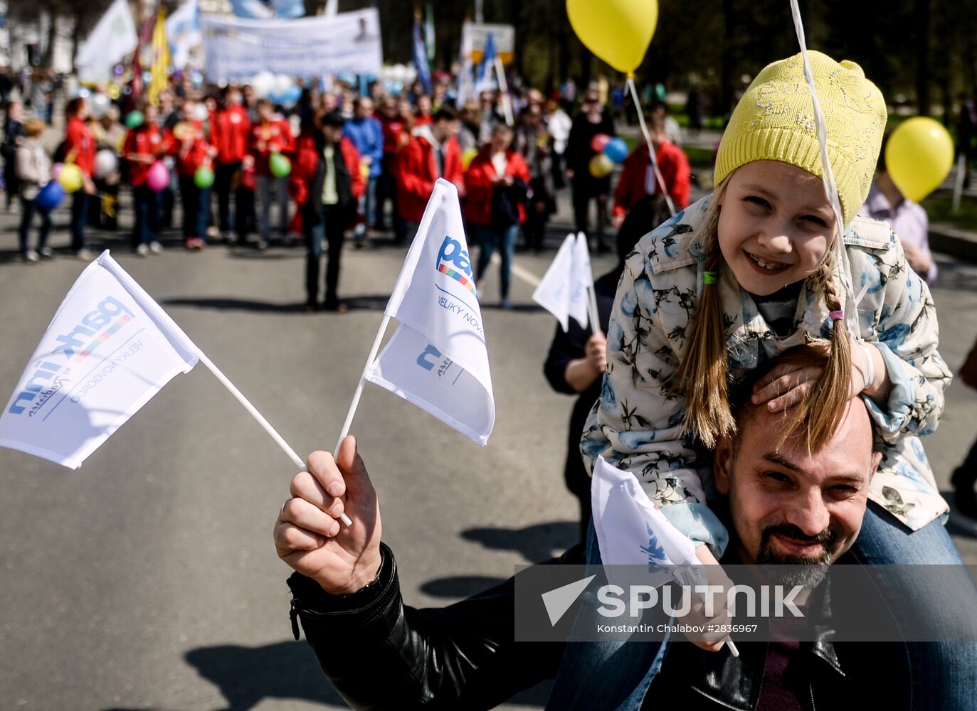 May 1 celebrated in Russia