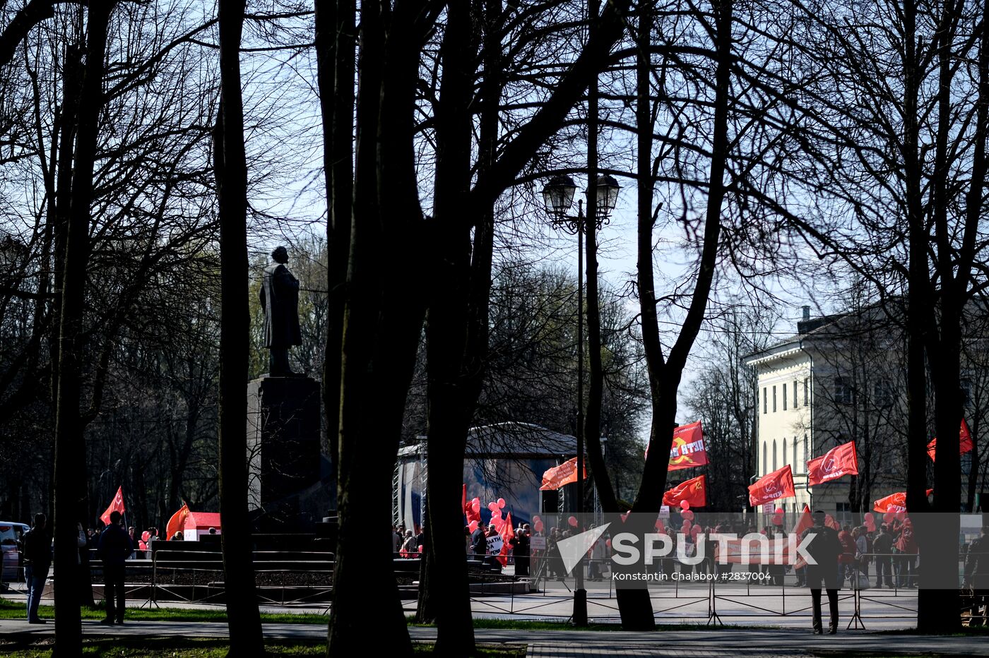 May 1 celebrated in Russia