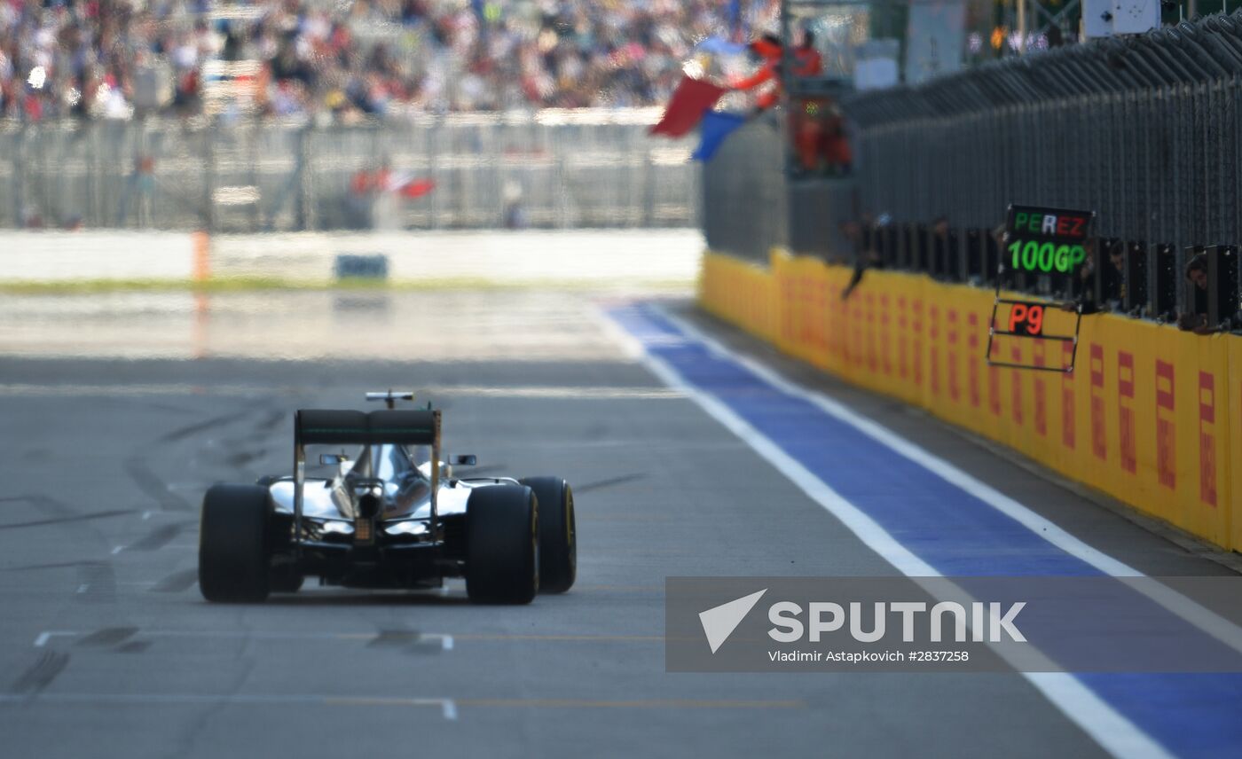 Formula 1 Russian Grand Prix. Race